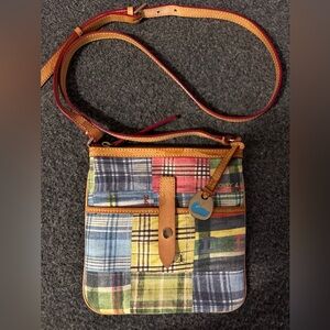 Dooney & Bourke Picnic Plaid Crossbody Letter Carrier Bag